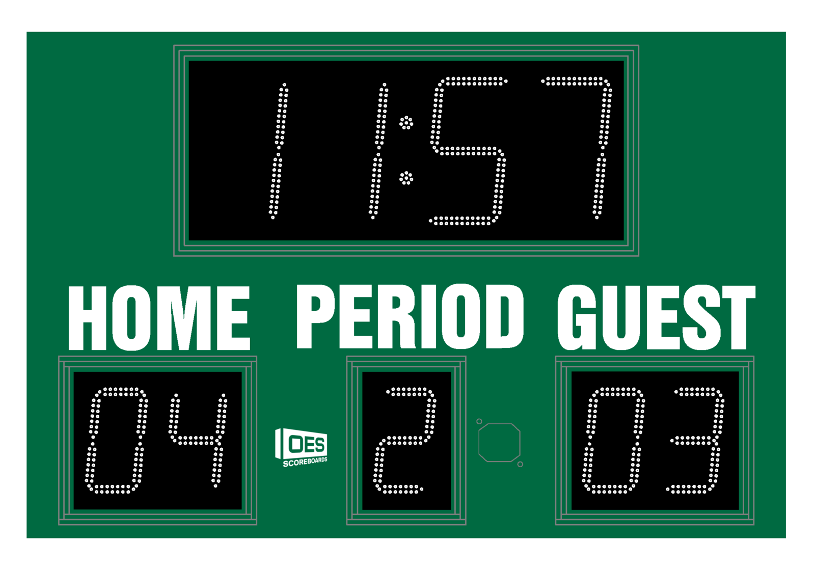 football, lacrosse, track, RUGBY, FIELD HOCKEY and soccer SCOREBOARD