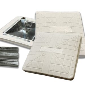 Baseball Base Set - Pro-Style Hollywood (18 in.L x 18 in.W x 3 in.H) (Set of 3) (White)